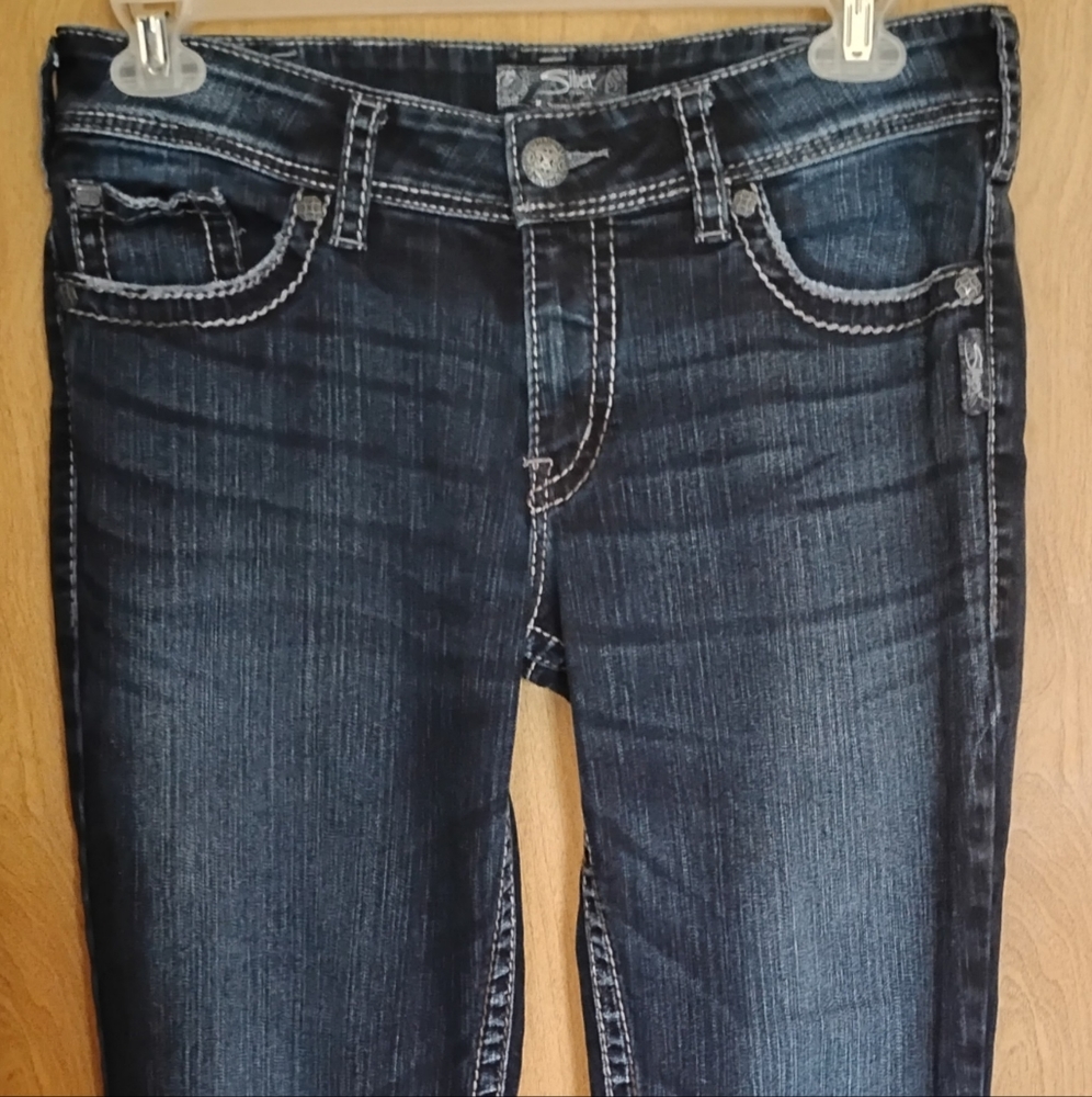 Silver Suki Surplus Jeans,33/34 NWOT